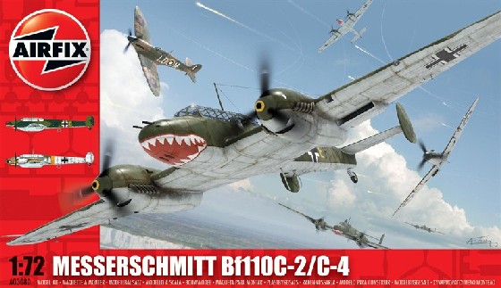 Image 0 of Airfix 1/72 Bf110C2/C4 Fighter Model Kit