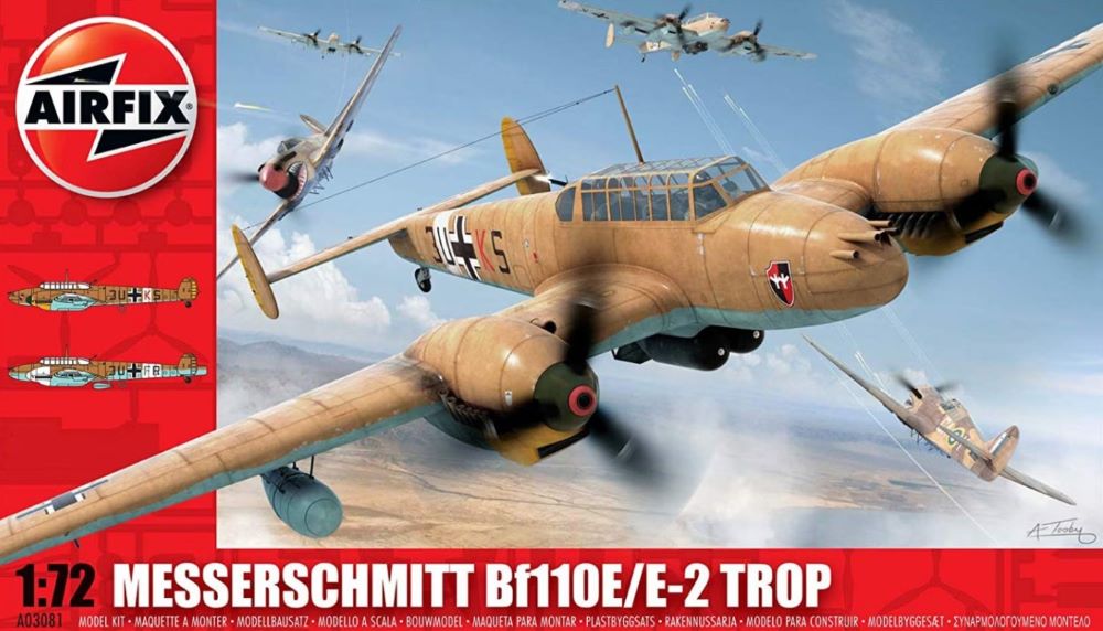 Image 0 of Airfix 1/72 Bf110E/E2 Trop Fighter
