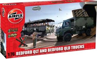 Image 0 of Airfix 1/76 Bedford QLT & QLD Military Trucks (2 Kits)