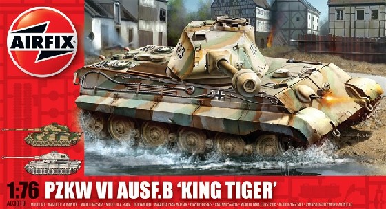 Image 0 of Airfix 1/76 PzKw Ausf B King Tiger Tank