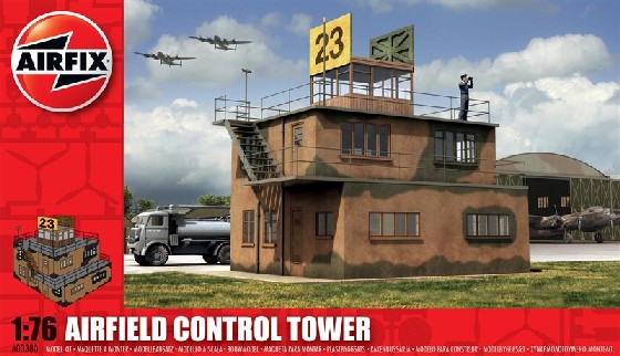 Image 0 of Airfix 1/76 RAF Control Tower Airfield Set