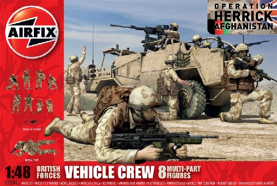 Image 0 of Airfix 1/48 British Forces Vehicle Crew Operation Herrick Afghanistan