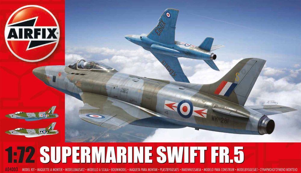 Image 0 of Airfix 1/72 Supermarine Swift FR5 Jet Fighter