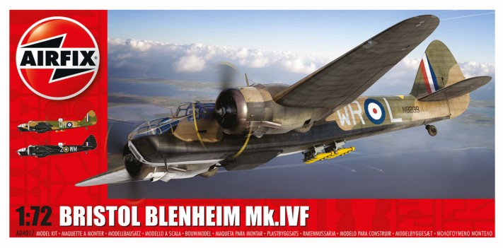 Image 0 of Airfix 1/72 Bristol Belnheim Mk IVF Fighter 