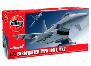 Image 0 of Airfix 1/72 Eurofighter Typhoon F Mk 2 Combat Aircraft