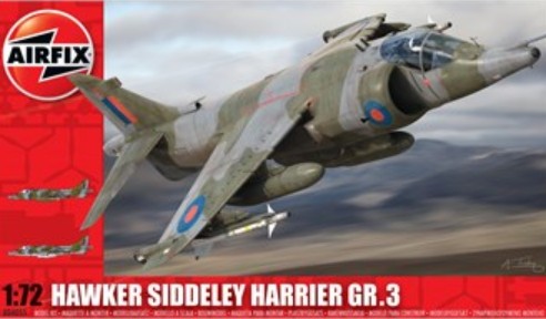 Image 0 of Airfix 1/72 Hawker Siddeley Harrier GR3 Combat Aircraft