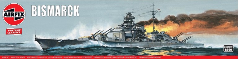 Image 0 of Airfix 1/600 German Bismarck Battleship