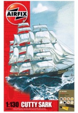 Image 0 of Airfix 1/130 Cutty Sark Sailing Ship Gift Set w/paint & glue