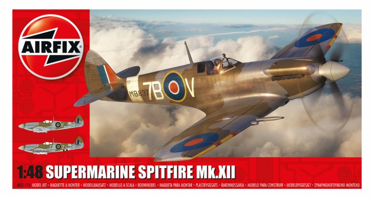 Image 0 of Airfix 1/48 Supermarine Spitfire Mk XII Aircraft