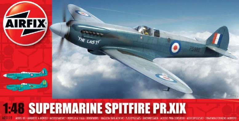 Image 0 of Airfix 1/48 Supermarine Spitfire PR XIX Aircraft