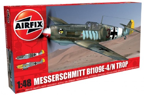 Image 0 of Airfix 1/48 Messerschmitt Bf109E1/3/7 Trop Fighter
