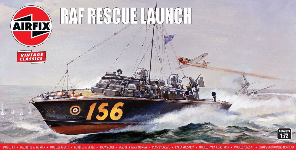 Airfix 1/72 RAF Air Sea Rescue Launch Boat