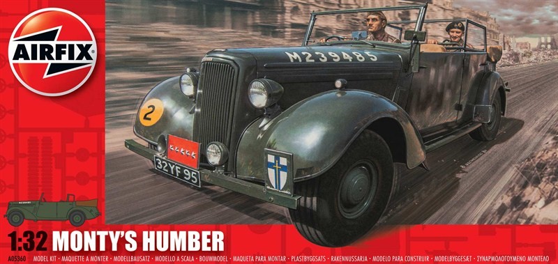Image 0 of Airfix 1/32 Monty's Humber Snipe Staff Car