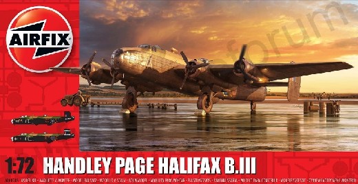 Image 0 of Airfix 1/72 Handley Page Halifax B Mk III Aircraft