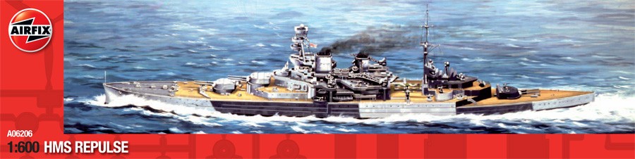 Image 0 of Airfix 1/600 HMS Repulse British Battle Cruiser