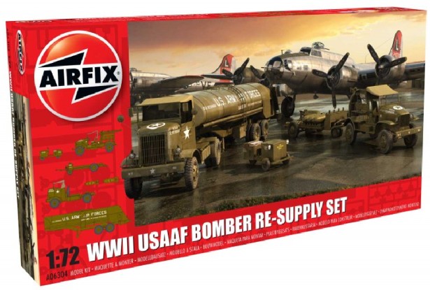 Image 0 of Airfix 1/72 WWII USAAF Bomber Re-Supply Set