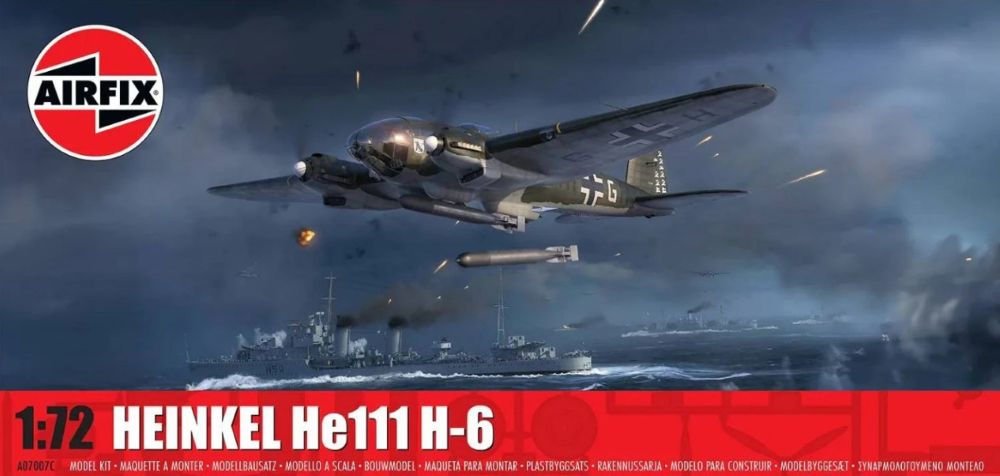 Airfix 1/72 Heinkel He111H6 Bomber Model Kit