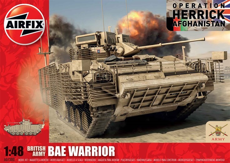 Image 0 of Airfix 1/48 British BAE Warrior Armored Vehicle OHA