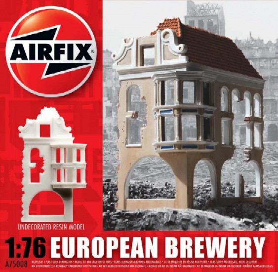 Image 0 of Airfix 1/76 European Ruined Brewery Resin Ready-Built Unpainted (D)