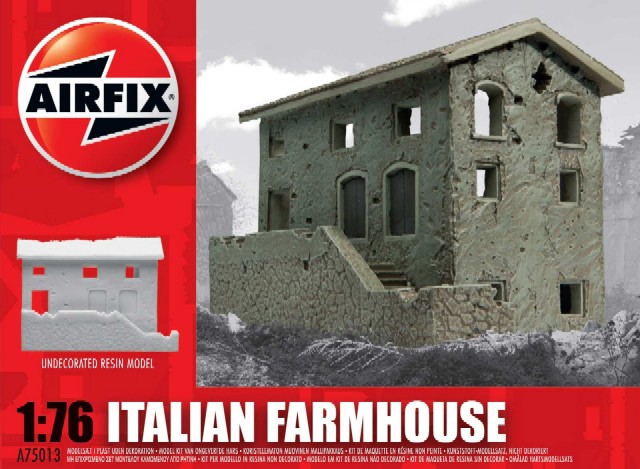 Image 0 of Airfix 1/76 Italian Farm House Resin Ready-Built Unpainted (D)