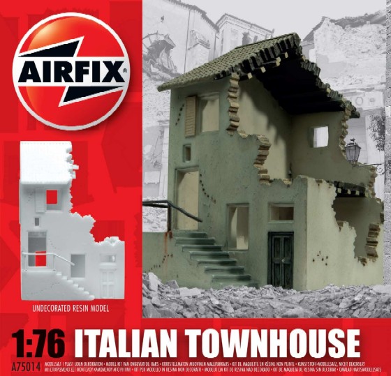 Image 0 of Airfix 1/76 Italian Townhouse Resin Ready-Built Unpainted (D)