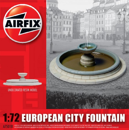 Image 0 of Airfix 1/72 European City Fountain Resin Ready-Built Unpainted (D)