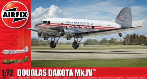 Image 0 of Airfix 1/72 Douglas Dakota Civilian Aircraft (New Tool)
