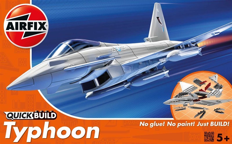 Image 0 of Airfix Quick Build Typhoon Fighter (Snap)