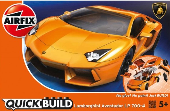Image 0 of Airfix Quick Build Lamborghini Aventador LP700-4 Car (Snap)