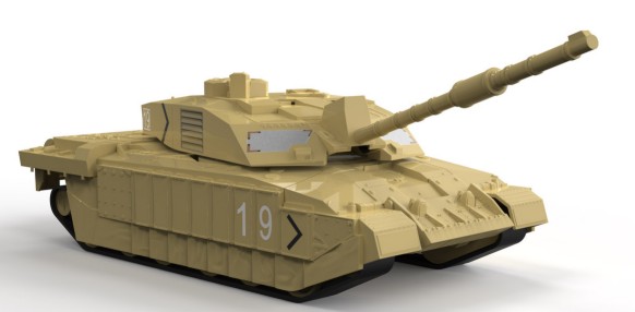 Image 0 of Airfix Quick Build Challenger Tank (Snap)