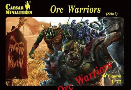 Image 0 of Caesar Miniatures  1/72 Fantasy Orc Warriors Set #2 (34+) 109