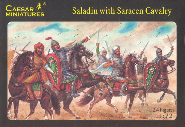 Image 0 of Caesar Miniatures 1/72 Saladin w/Saracen Cavalry (24)