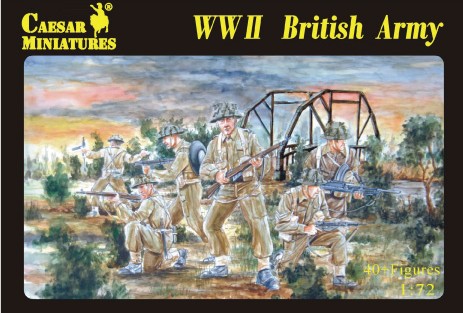 Image 0 of Caesar Miniatures 1/72 WWII British Army (40)