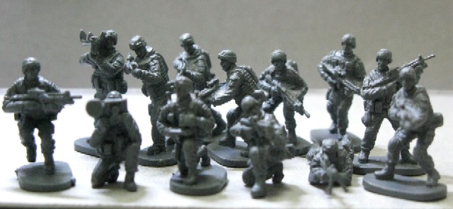 Caesar Miniatures 1/72 Modern US Elite Force (40)