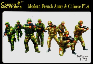 Image 0 of Caesar Miniatures 1/72 Modern French Army & Chinese PLA (36)