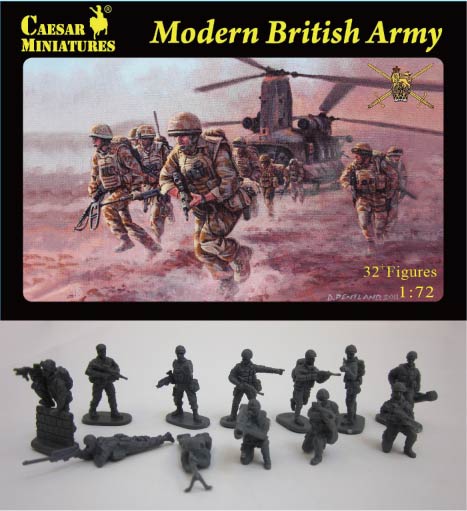 Image 0 of Caesar Miniatures 1/72 Modern British Army (33)