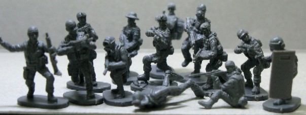 Caesar Miniatures 1/72 Modern Special Forces Worldwide: Elite Police, Seal, Delt