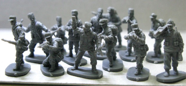 Image 0 of Caesar Miniatures1/72 WWII German Mountain Troops: Gebirgsjager & Hanschar Soldi