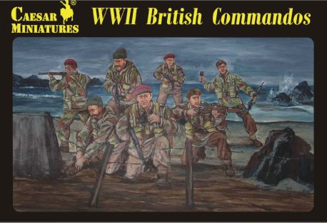 Caesar Miniatures 1/72 WWII British Commandos (27)