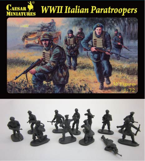 Image 0 of Caesar Miniatures 1/72 WWII Italian Paratroopers (33)