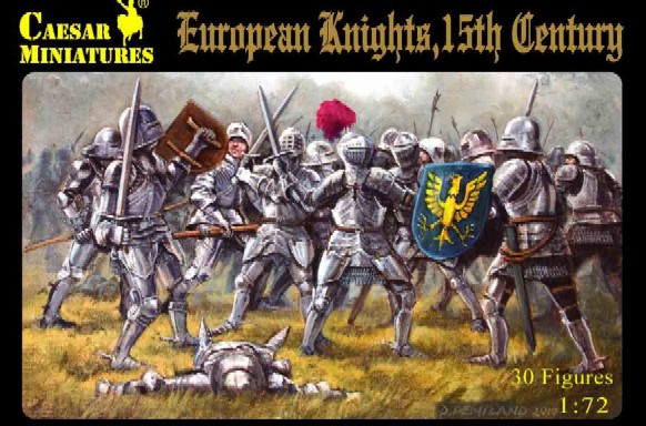 Caesar Miniatures 1/72 15th Century European Knights (30)