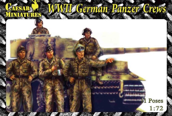 Caesar Miniatures 1/72 WWII German Panzer Crews (18)