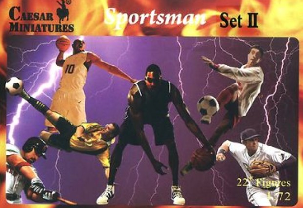 Image 0 of Caesar Miniatures 1/72 Sportsmen Set 2: Basketball (28)