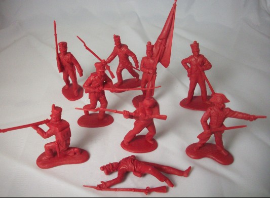 CTS 1/32 Alamo Mexican Infantry Set #1 (12)