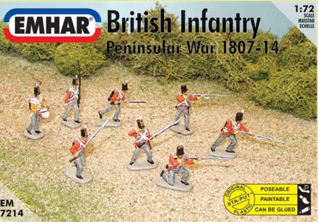 Image 0 of Emhar 1/72 Peninsular War 1807-14 British Infantry (48 & 1 Horse)