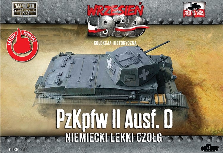 First To Fight 1/72 PzKpfw II Ausf D German Light Tank