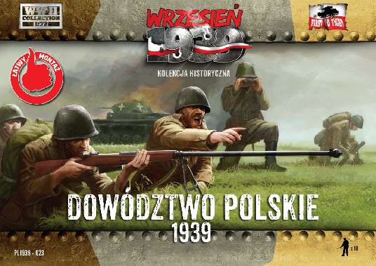 Image 0 of First To Fight  1/72 WWII Polish Headquarters Infantry Officers (18)