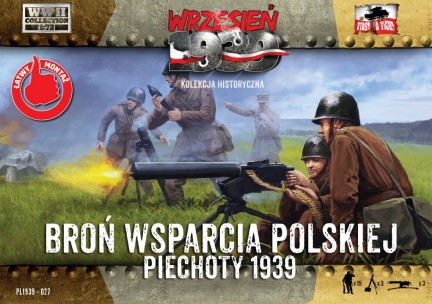 Image 0 of First To Fight Models 1/72 WWII Polish Infantry Support Weapons w/15 Crew