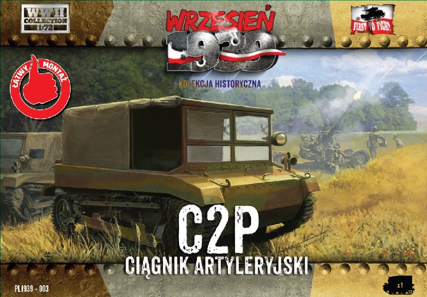 Image 0 of First To Fight 1/72 C2P Polish Light Artillery Tractor