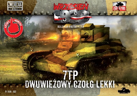 Image 0 of First To Fight Models 1/72 WWII 7TP Polish Light Tank w/Double Turret